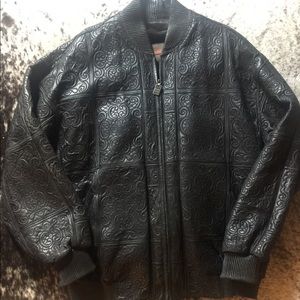 EXTASY JAMES & JOHN Genuine Leather Jacket - 2XL